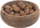 Kupa druri Mango Wood, për snacks, dizajn unik, kafe natyrale