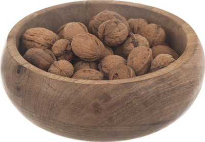 Kupa druri Mango Wood, për snacks, dizajn unik, kafe natyrale