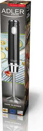 Blender dore Adler, 350 W, i zi / i argjendtë