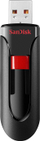USB SanDisk Cruzer Glide, 256GB, USB 2.0, e zezë
