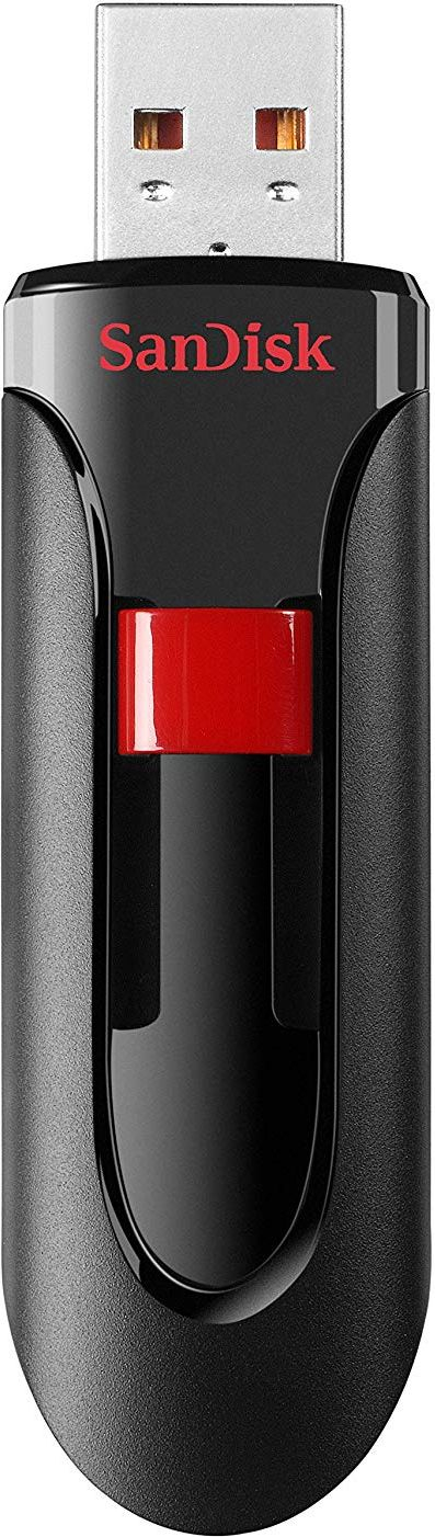 USB SanDisk Cruzer Glide, 256GB, USB 2.0, e zezë
