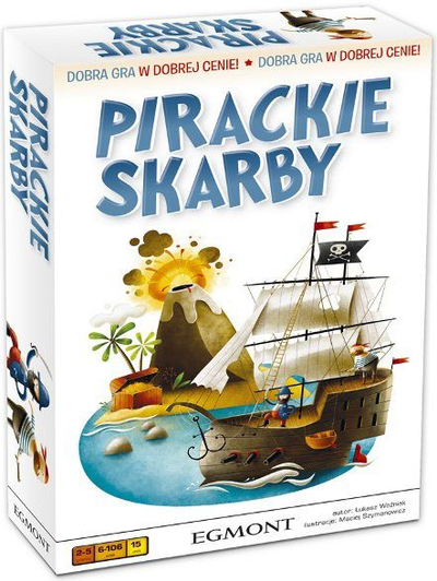 Lojë me shoqni Egmont Pirate Treasures, 2‑5 lojtarë, mosha 6+