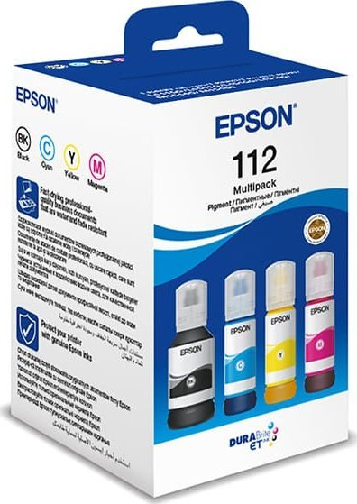 Boja printeri Epson C13T06C64A, paketë 4 shishe, origjinale, shumëngjyrëshe