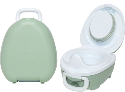 Ulëse potje My Carry Potty Home and on the Go, portative, pa rrjedhje, jeshile sage