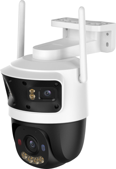 Kamerë e jashtme IMOU Cruiser Triple, 11MP, WiFi, kap lëvizje makinash dhe njerëzish, e bardhë