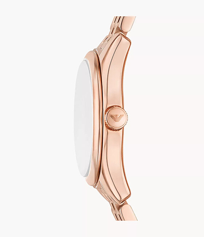 Emporio Armani Antonia Three-Hand Date часовник, Rose Gold