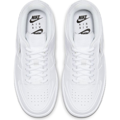 Atlete Nike Air Force 1 Shadow, lëkurë, të bardha