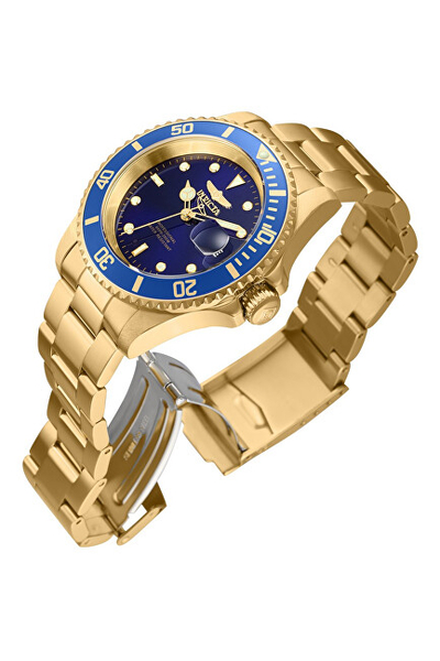 Orë dore për meshkuj Invicta Pro Diver Quartz 40 mm, e artë