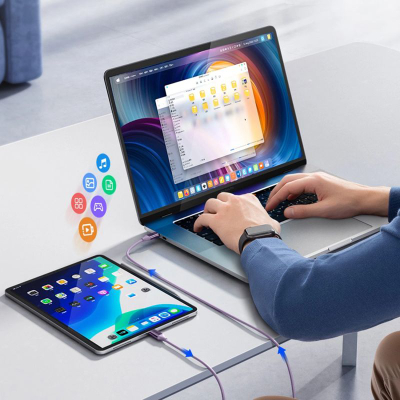 Kabllo USB C Orico CDX, 100W 5A PD, 1m, vjollcë