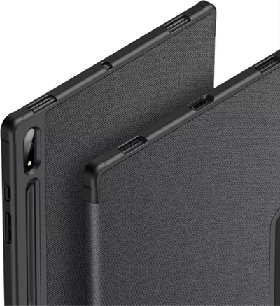 Mbulesë tablet DUX DUCIS Domo për Samsung Galaxy Tab S9 Ultra, me këmbë, me mbajtëse stylus, e zezë