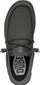 Atlete slip-on Heydude Wally Funk Mono për burra, me taban Flex &amp; Fold, të zeza