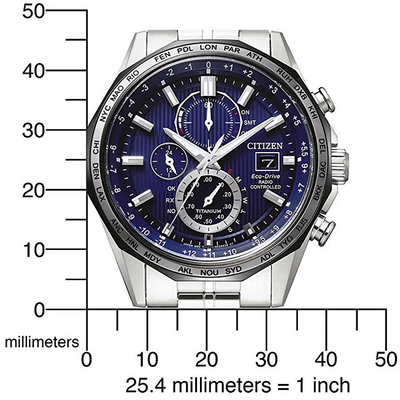 Orë dore Citizen Super Titanium Radio Controlled Eco-Drive AT8218-81L