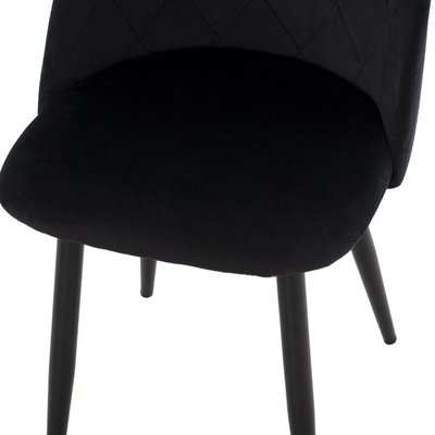 Karrige Oded velvet + këmbë metal 45×52×77 cm (HM8731.14)