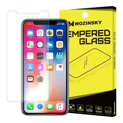 Заштита за екран Wozinsky Tempered Glass за iPhone 11 Pro Xs X, зајакнато стакло 9H, проѕирна