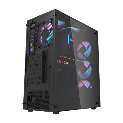 Kuti kompjuteri Darkflash DK351 (i zi) + 4 ventilatorë RGB
