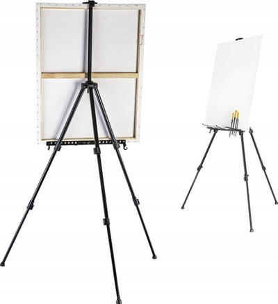 Kavalet Walimex Pro Easel XL, 60-180cm, alumin, deri 140cm, gri