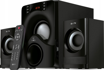 Sistem zëri 2.1 Sven MS-312, 40W RMS, Bluetooth, i zi