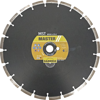 Disk diamanti Samedia MST Master, 350mm, vrimë 25.4mm, i zi