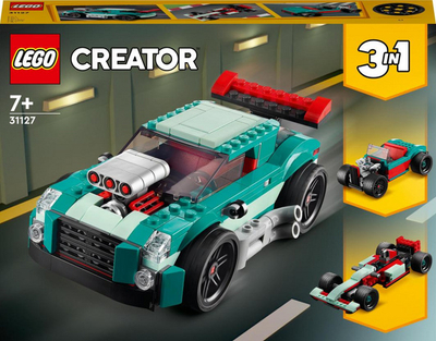 Set lodër Lego Creator Street Racer (31127), 258 elemente