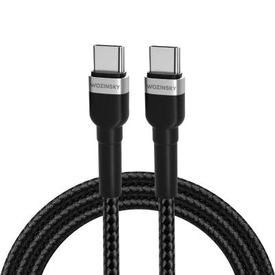 Kabllo USB C Wozinsky WNBCC2, PD 65W, 2m, e zezë