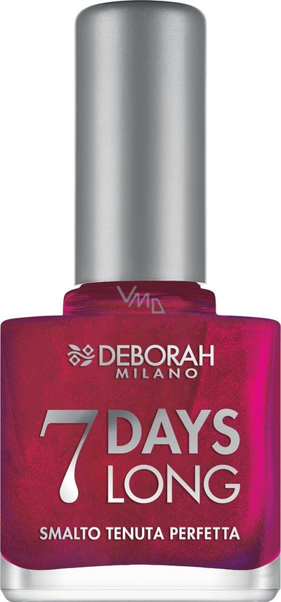 Llak thonjsh Deborah 7 Day Long EN872, thahet shpejt, 11 ml, vjollcë perle