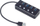 Shpërndarës Gembird USB HUB UHB-U3P4P-01, i zi