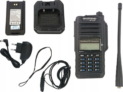 Walkie talkie Baofeng BF A58, kap deri nja 10 km, bateri 1800 mAh, i zi