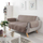 Mbulesë divani WELL Douceur d'intérieur, për 3 ulëse, 279x179 cm, beige taupe