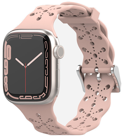 Rrip ore 4wrist Apple Watch-hoz - 42/44/45/49 mm, rozë