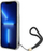 Mbulesë telefoni Guess Flower Strap për iPhone 14 Pro 6.1", hardcase, blu