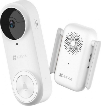 Kamerë sigurie IP EZVIZ DB2 Pro, 4MP 2544 x 1888, Wi-Fi, e bardhë