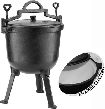 Tigan gjuetie gize Zilner ZL-5504, 8L, me emajl, i zi