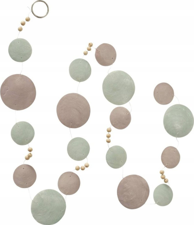 Garlandë dekorative Boltze Pearl, 180 cm, jeshile gri
