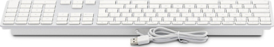 Tastierë me kabllo Gembird KB-UM-UK, 110 taste, 2x USB, font i madh, UK English, e zezë