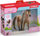 Figurine Schleich Sofias Beauties Akhal Teke Stallion, me krifë dhe bisht të krehshëm, me aksesorë zbukurues, ngjyrë rëre