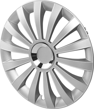 Kapakë rrotash ProPlus Meridian, set me 4 copë, 16", ngjyrë argjendtë