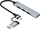 Адаптер USB hub Tracer 47499 A-4, 4 порти, USB-C, сребрен