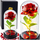 Dekor trëndafil i përjetshëm Eternal Rose, kupolë xhami me LED, 21.5 x 11 cm, i kuq