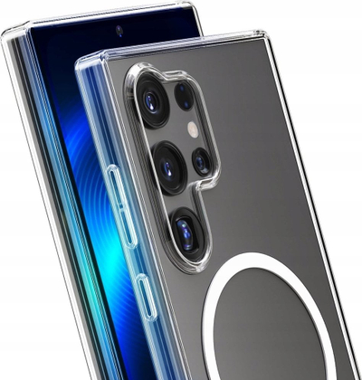 Kllëf telefoni 3mk MagCase për Samsung Galaxy S24 Ultra, transparent, i hollë