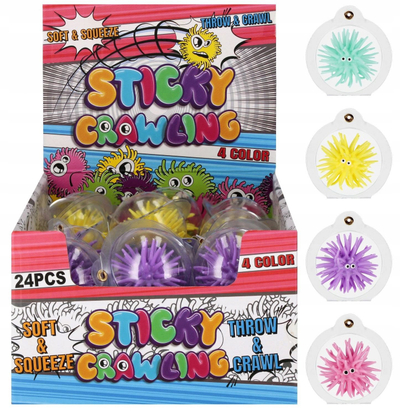 Top lodër Mega Creative Virus Ball, 4 cm, set me ngjyra përzier