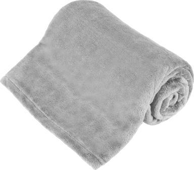 Batanije fleece Teesa TEESA, 150x200cm, poliester, gri