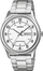 Ora dore Casio MTP-V006D-7B2, çelik inox, ekran me ditë dhe datë, sferë e bardhë