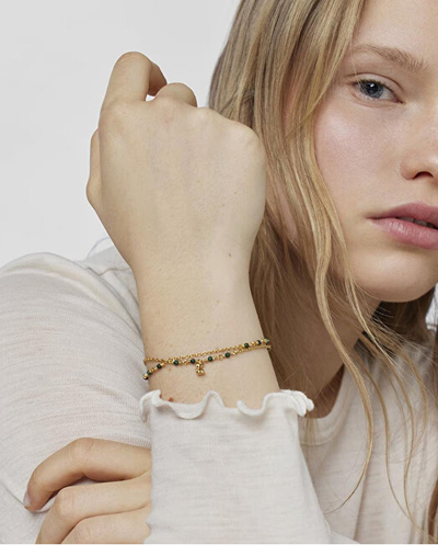 Byzylyk për femra Tous Bold Bear 1003972400, i artë/ i gjelbër