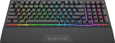 Tastierë gaming Redragon K515 Shiva, 98 taste, RGB, me mbajtëse dore, e zezë