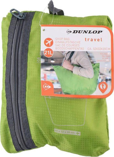 Çantë pazari Dunlop palosëse, 21L, e palosshme, jeshile