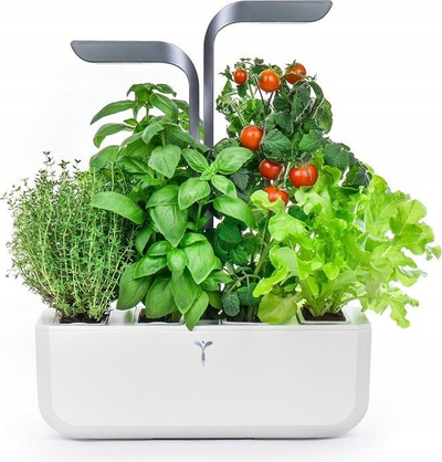 Паметна саксија Véritable Potager Connect, ЛЕД, автоматско наводнување, сива Infinity