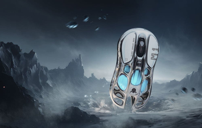 Maus gaming wireless Gravastar Mercury M1 Pro, 26000 DPI, BT 2.4GHz, ngjyrë argjendtë