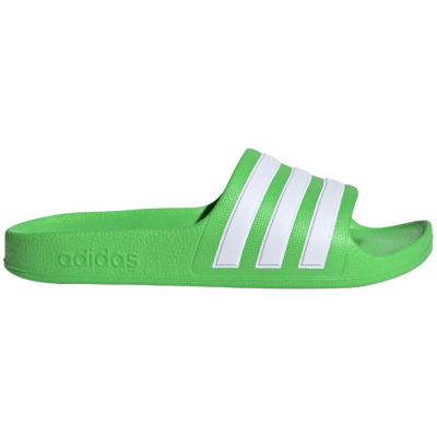 Папучи за базен Adidas ADILETTE AQUA K, за момчиња, зелени и бели