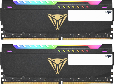 Memorie Patriot Viper Steel RGB, DDR4, 32 GB, 3200 MHz, CL16, PVSR432G320C6K