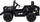 Makina elektrike lodër Retro Military 4x4, 12V, telekomandë, jeshile ushtarake